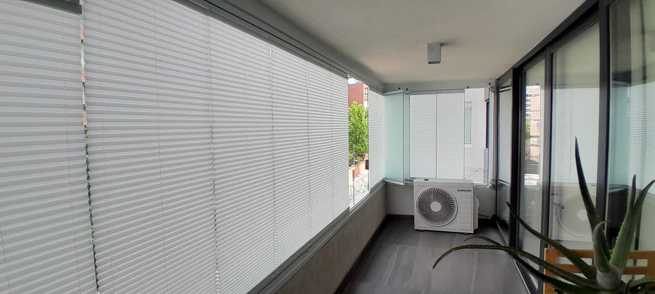 Cortinas plisadas