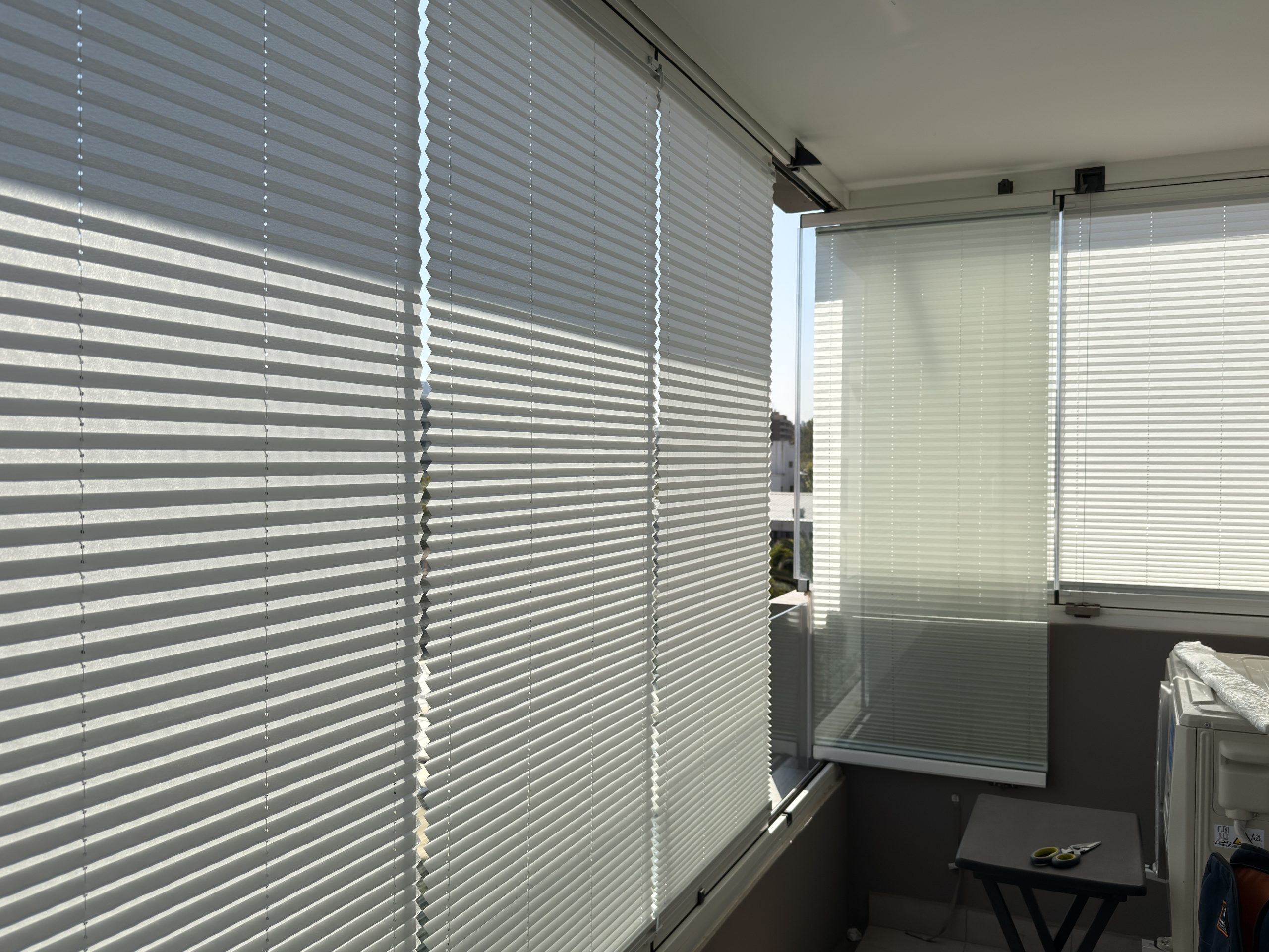 Cortinas plisadas